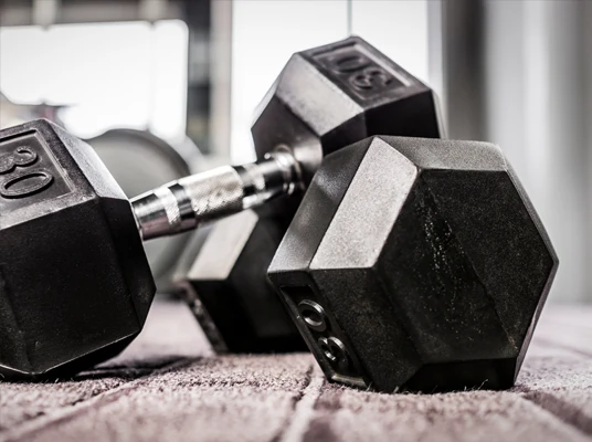 Mancuernas para entrenamiento de fuerza