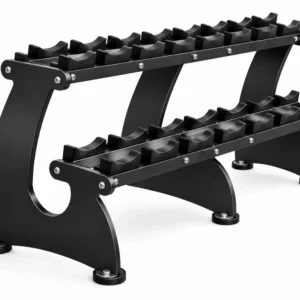 cdr 2 black color dumbbell rack